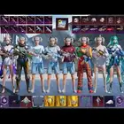 حساب ببجي نوادر كرو احمر وابيض