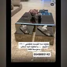 طاوله قزاز مع خدمه اربع حبات