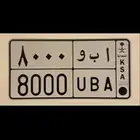 لوحة مميزة .. ا ب و 8000 ..