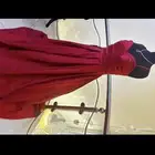 فستان ملكة احمر فخم