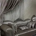 اثاث كنب مجلس مع الستائر والطاولات للبيع