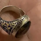 خاتم عقيق يمني اسود