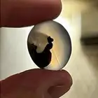 حجر عقيق يمني مصور على السوم