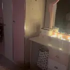 غرفة أطفال سرير بدورين (بدون مراتب ) مرايه و دولاب