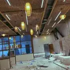 مظلات خشب وخيزران