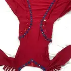فستان سهره شك والون احمر