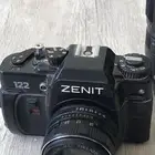كاميرا zenit 122 قديمة معها زوم وجراب