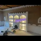 مشبات مجالس تراثية جبس تراثي أسقف خشب اثل