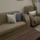 كنب نظيف 2في2ونص مع كنب مفرد