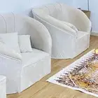 أثاث بيت بيع مستعجل وبسعر طيب كنب بسرير نوم دولاب