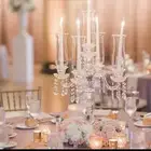 شمعدان طاوله كريستالي فخامه