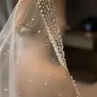 طرحة العروس للزواج بلؤلؤ.