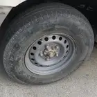 5 جنوط شنبر وكالة مقاس 16 مع كفرات ربع عمر