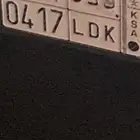 لوحه سياره ثلاثي