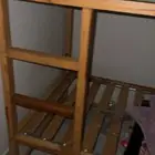 سرير اطفال كبير خشب