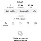 بيع حساب تيك توك 10.3k وصل سومه 450