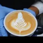 باريستا رسم لاتيه