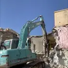 هدم بيوت استراحات حفريات بوكلينات شيول