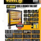 صندوق عده 177 قطعه ماركة VOREL
