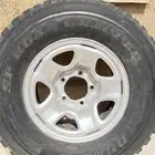 جنوط ديزل 6 انش مع كفرات حجري دنلوب