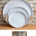 طقم صواني راقي 3قطع بسعر 75ريال بدل120