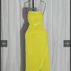 فستان اصفر