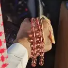 سبحة زعفران لون زهري سكري تم البيع
