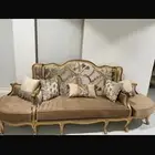 كنب قطعتين استخدام نظيف وقماش عملي