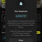 حساب سناب فيه اكثر من 6m ونص (النقاط) واكثر من 1750 متابع