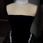 فستان اسود لبس مره وحده مقاس xs