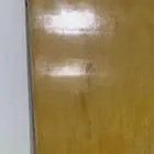 6 بيبان خشب من دون حلق ومسكات