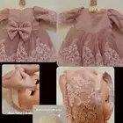 فستان مواليد جديد مع البوكس
