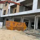 توريد رمل مع كرين كباش لرفع مواد البناء