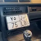 لوحة دباب مميزه (ب ل 75)