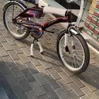 سيكل رامبو للبيع عنابي