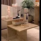 طاولة رخام ترافنتينو اصلي