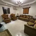 كنب 8 اشخاص مع وحدة تلفزيون