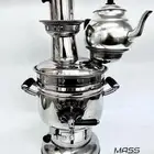 سماور حطب تركي جديد سعة اربعة لتر