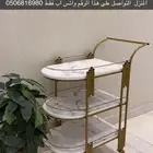 طاوله بلازما شبه جديده _مدخل بمرايته _عربيه ضيافه جديده