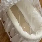 سرير مواليد مع مفرش وخداديه