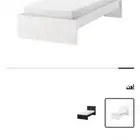 سرير ايكيا مع قاعده خشبيه 200 90