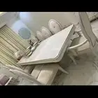 طاوله طعام من هوم سنتر كبيره 12 كرسي