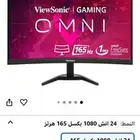 شاشة قيمنق نظيفة جدا جدا viewsonic2468-pc-mhd
