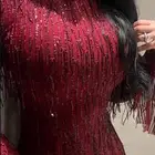 فستان من المصممه الكويتيه جديد لم يستخدم يلبس من m الى L