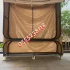 استاند وحامل حطب حديد قوي وكفرات اصليه