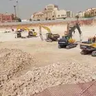 مقاول حفر تسوية ايجار معدات بوكلين بوكلينات