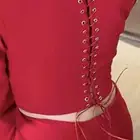 فستان احمر