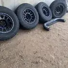 جنوط ميثود مقاس 17 مع كفرات اكثر من نص عمر تاريخ 21