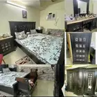 طقم غرفة نوم بحجم كينغ وطقم كنب 16 مقعدا  مع تخزين سفلي