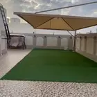 مظلة خارجيه وابواب حديد